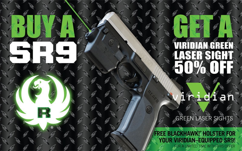 Buy a SR9, Get a Viridian Green Laser Sight 50% Off